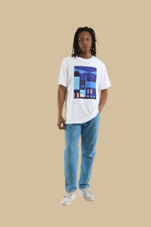 VUE SUR TOUR・T-shirt unisexe・Blanc