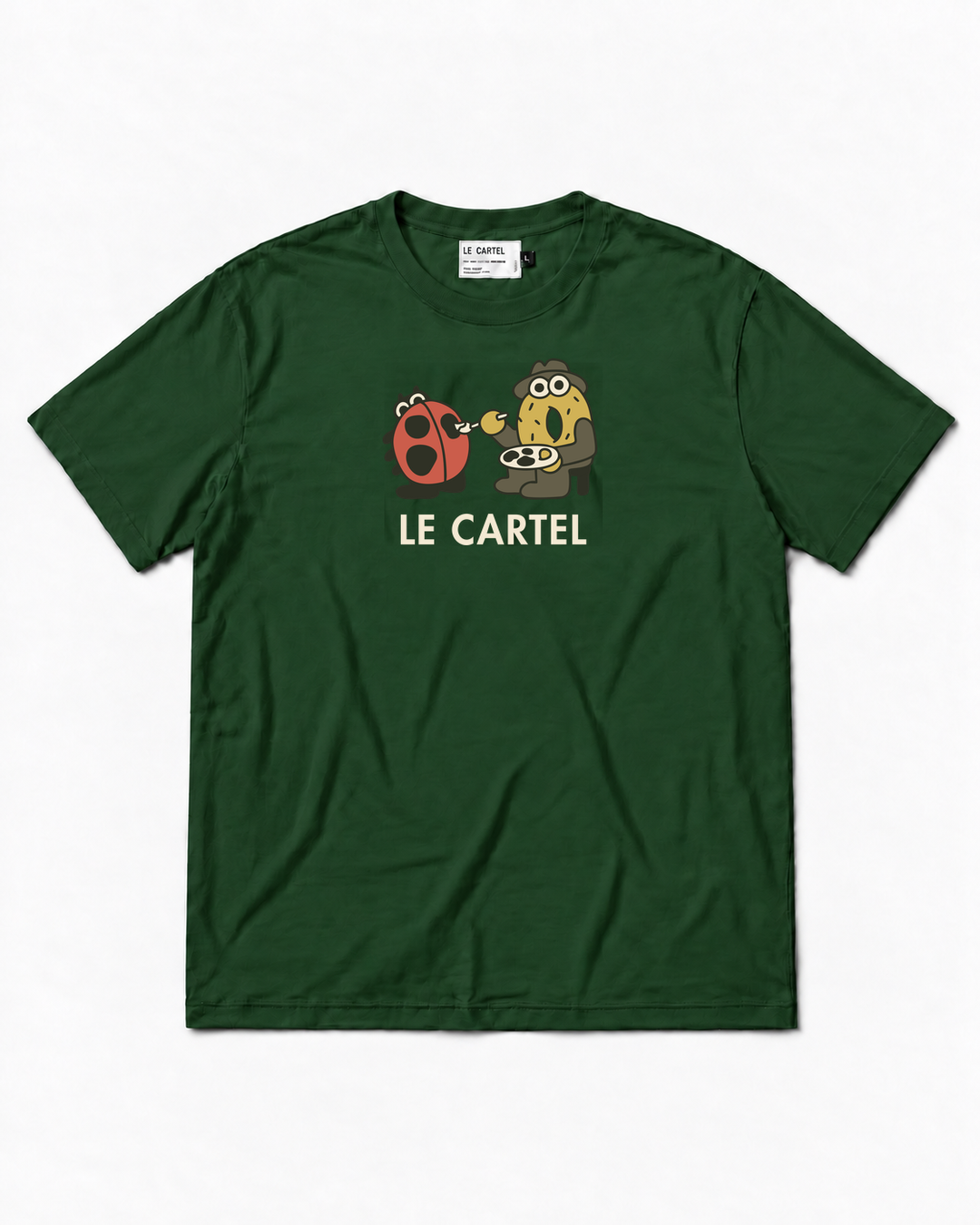 DESSINE-MOI UNE COCCINELLE・T-shirt unisexe・Vert