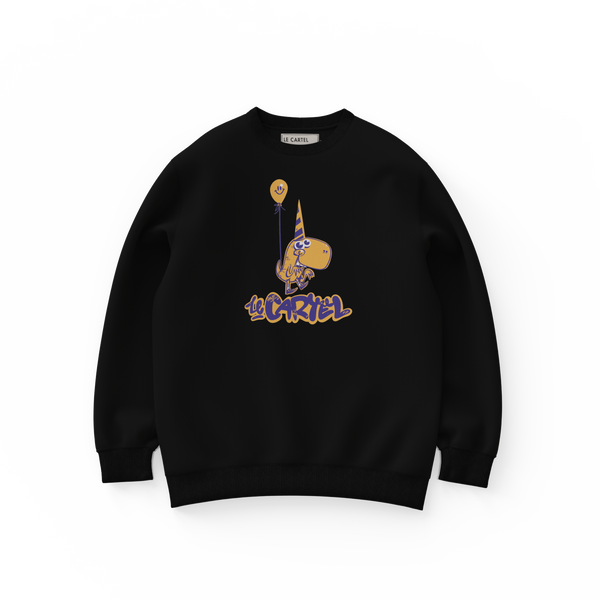 10 YEARS・Crewneck unisexe・Noir