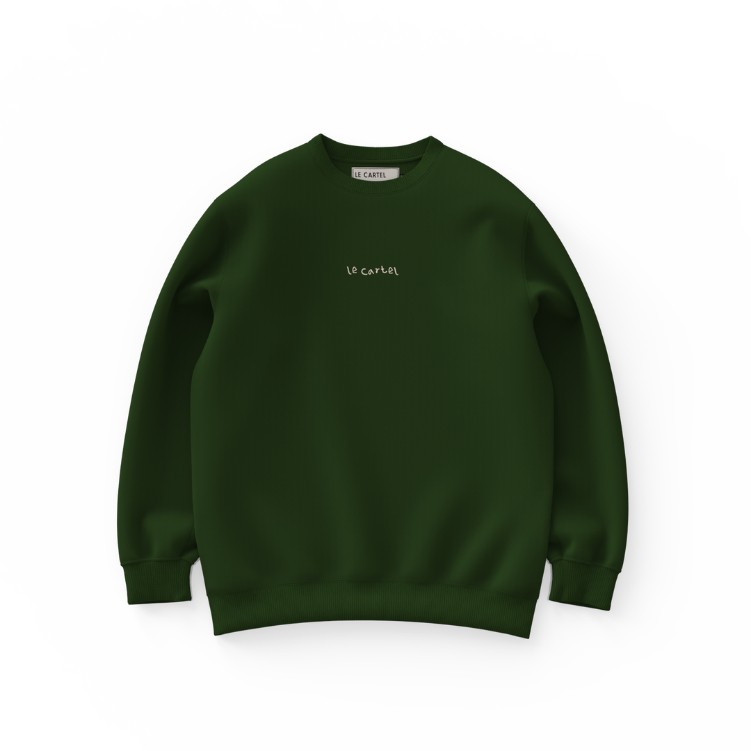 DEAR SANTA・Crewneck unisexe・Vert forêt