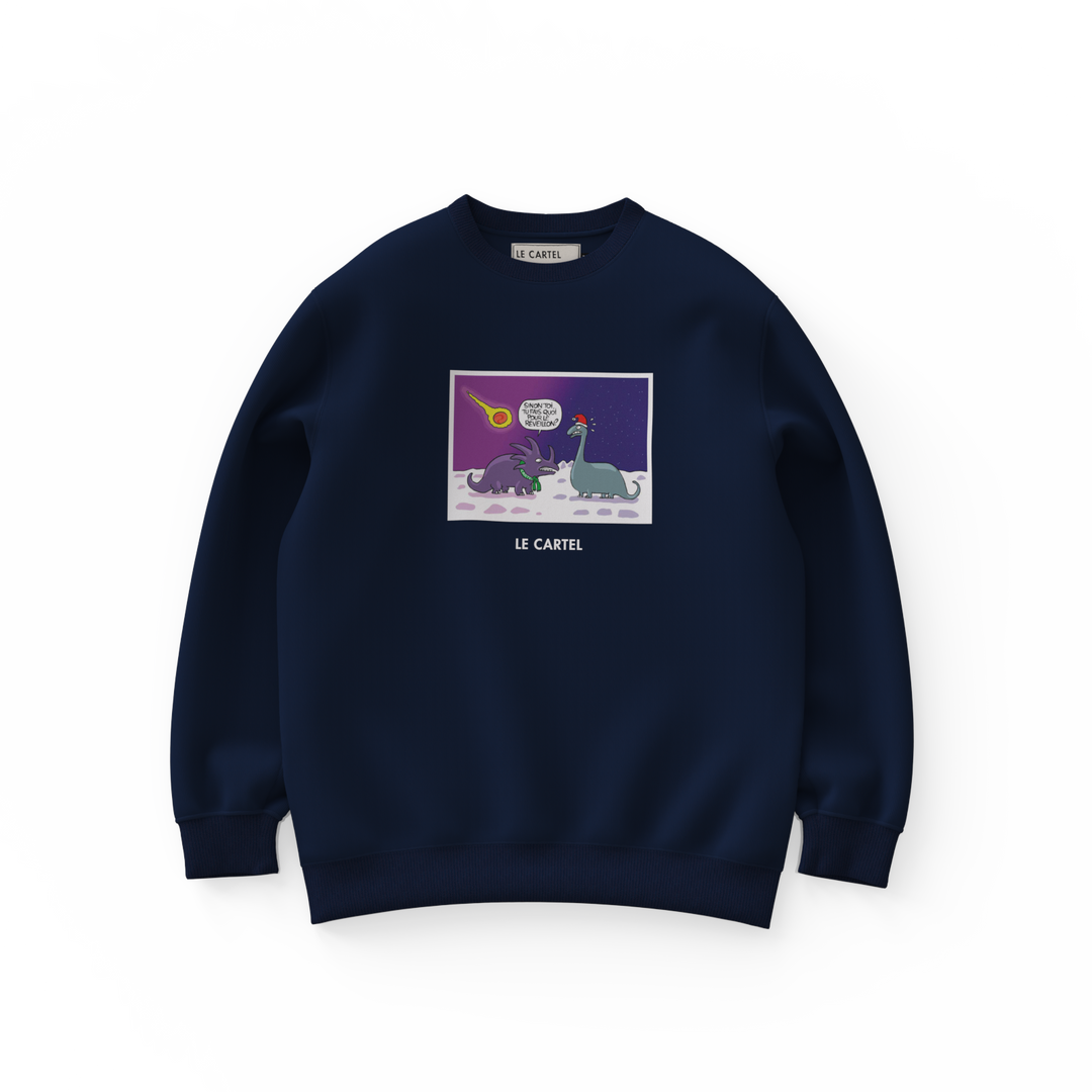 THE END・Crewneck unisexe・Bleu marin