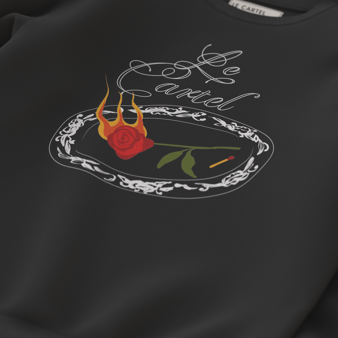 EPI-LOGUE・Crewneck oversized unisex・Black