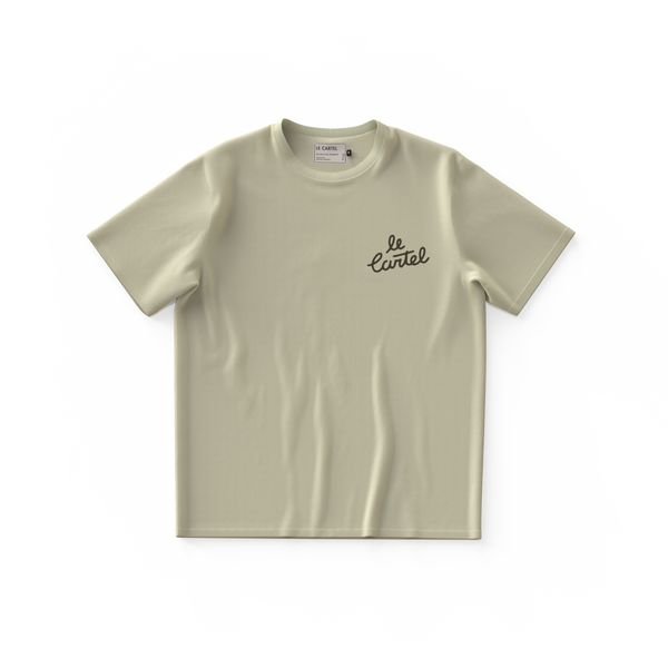 WINTER IS OVER・Large unisex T-shirt・Cream