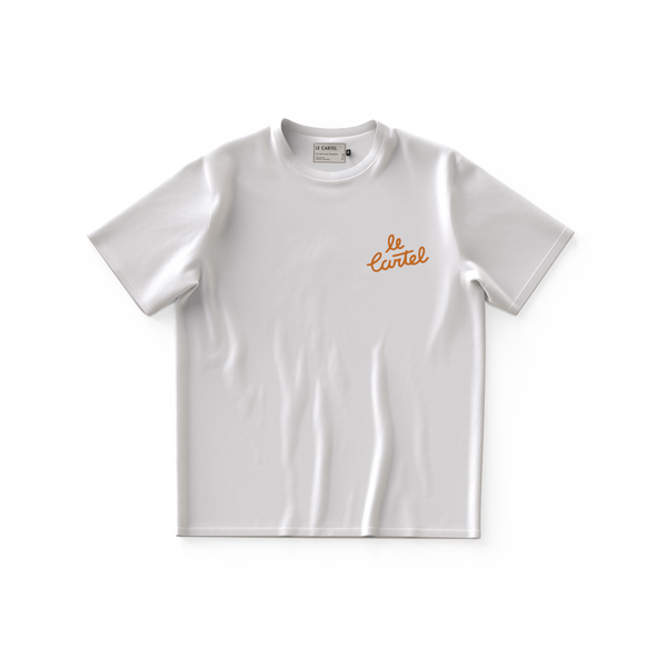 WINTER IS OVER・Large unisex T-shirt・White