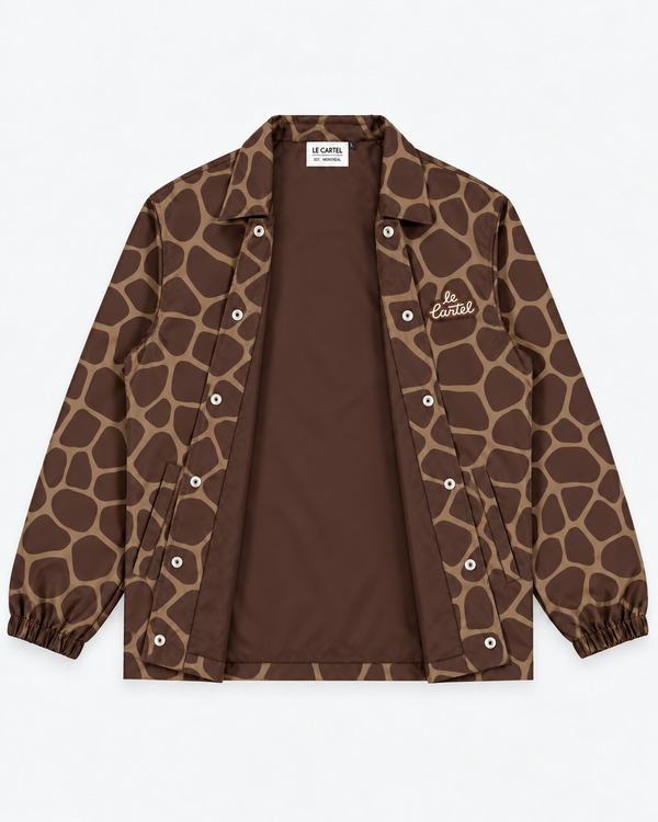 NID DE POULE・Coach Jacket imperméable・All over