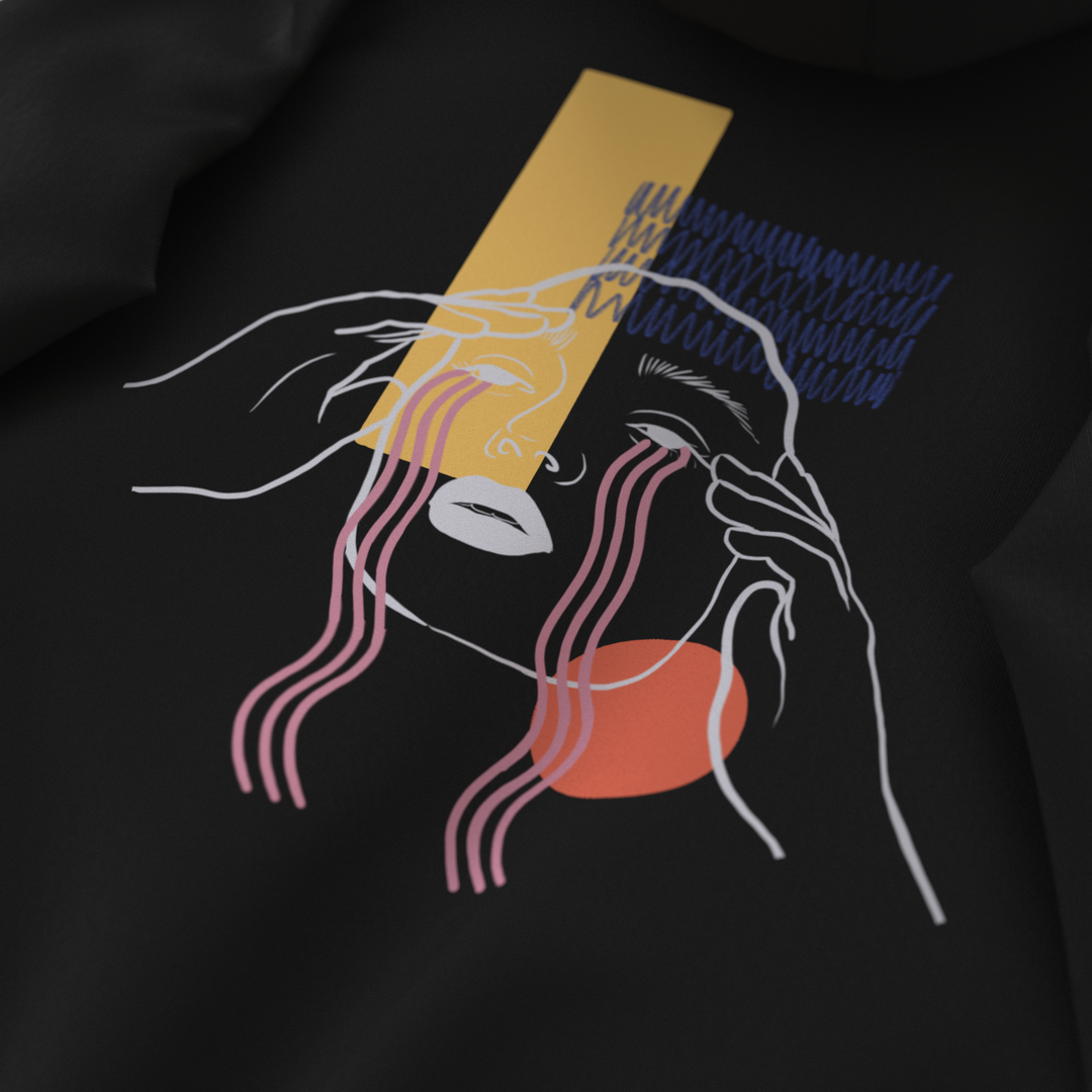 CONFUSION・Hoodie unisexe・Noir