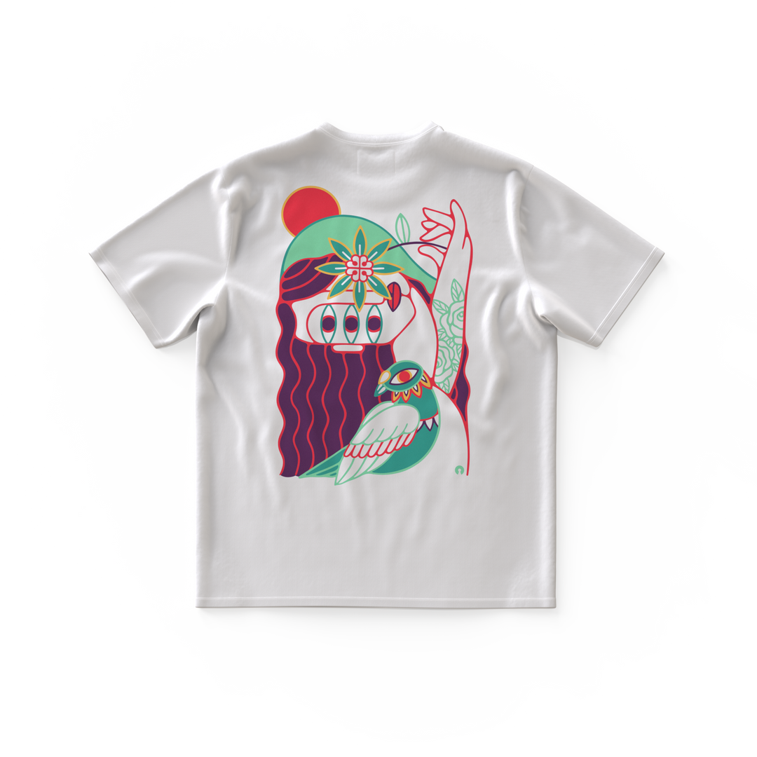 DANDELION・T-shirt unisexe・Blanc