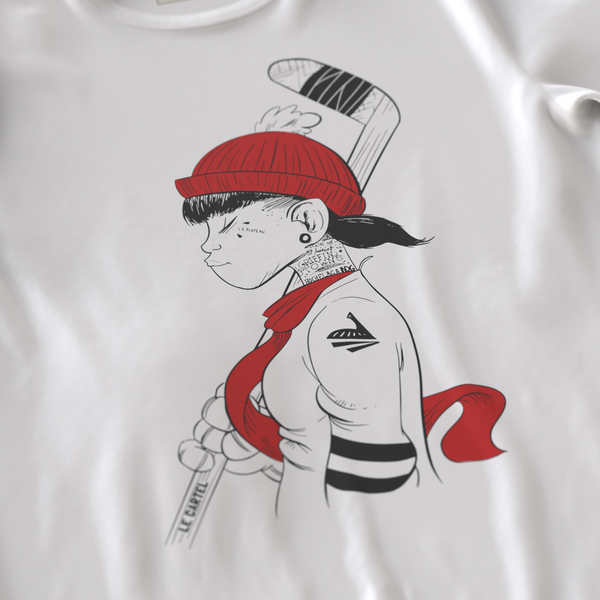 HABS・T-shirt unisexe・Blanc