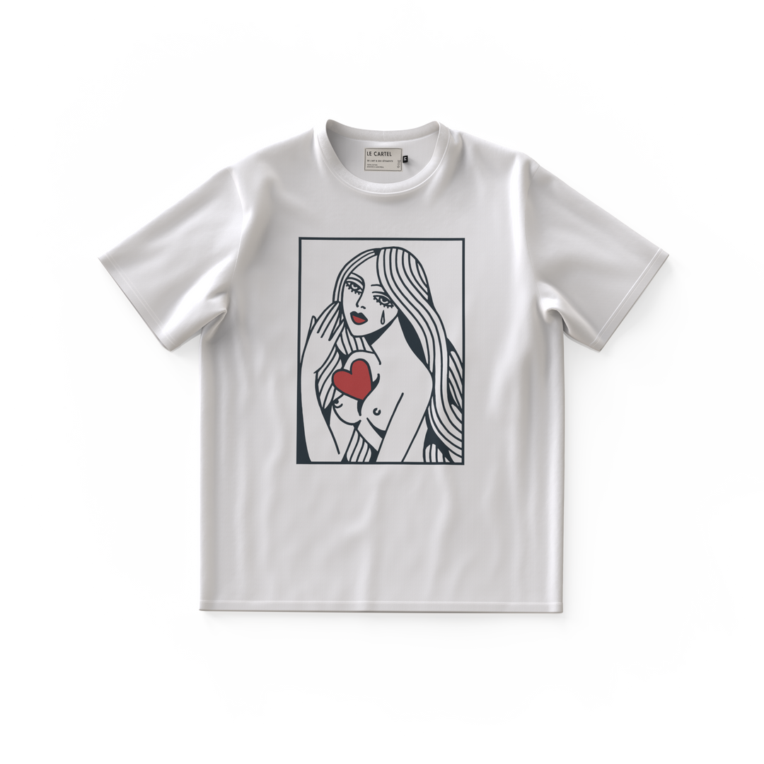 MONA・T-shirt unisexe・Blanc