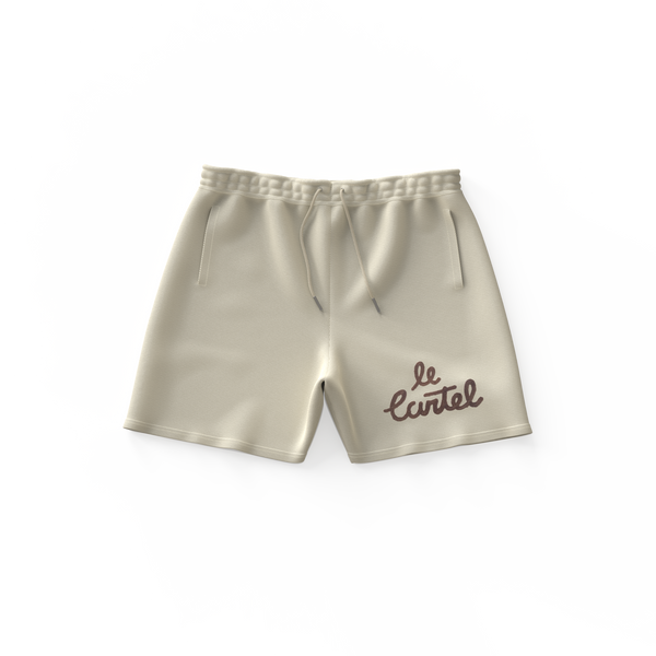 OG・Short piqué unisexe・Crème