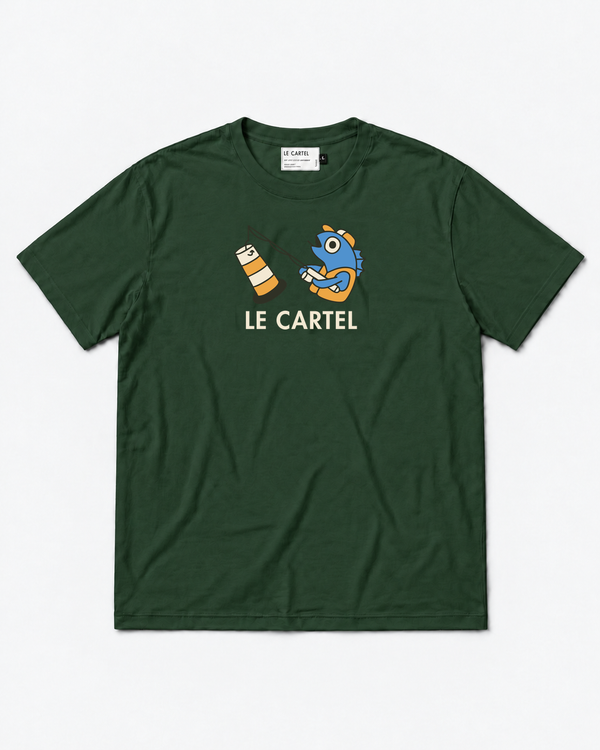PÊCHE MIRACULEUSE・T-shirt unisexe・Vert