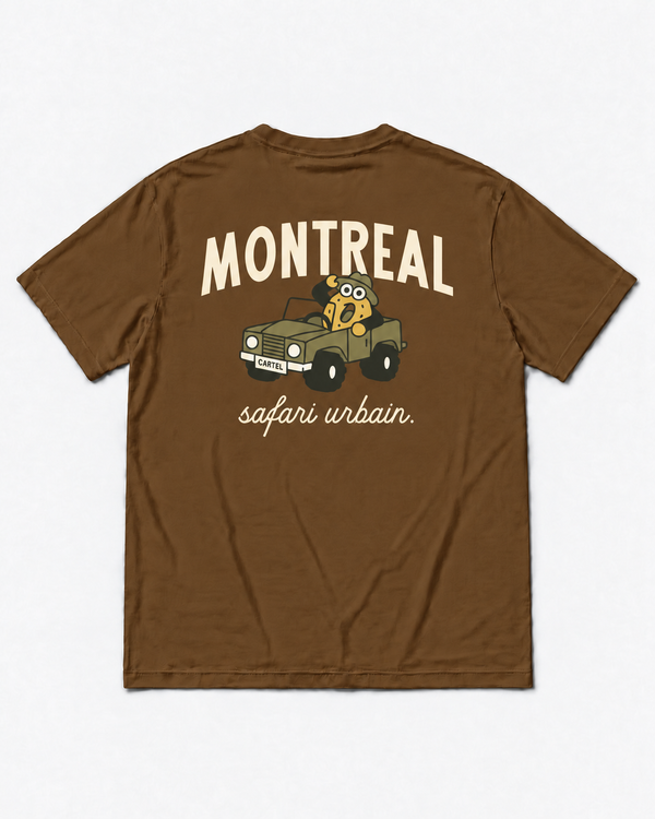 SAFARI URBAIN・T-shirt unisexe・Caramel