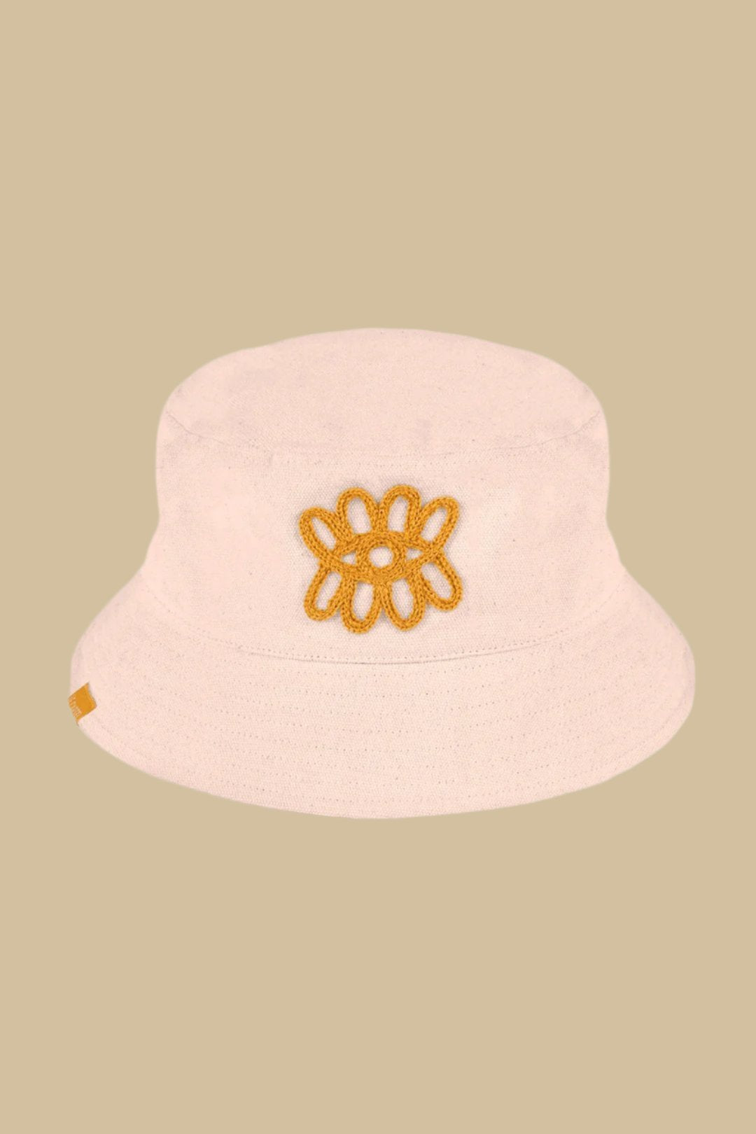 BRONZETTE・Bucket hat brodé・Sable - Le Cartel