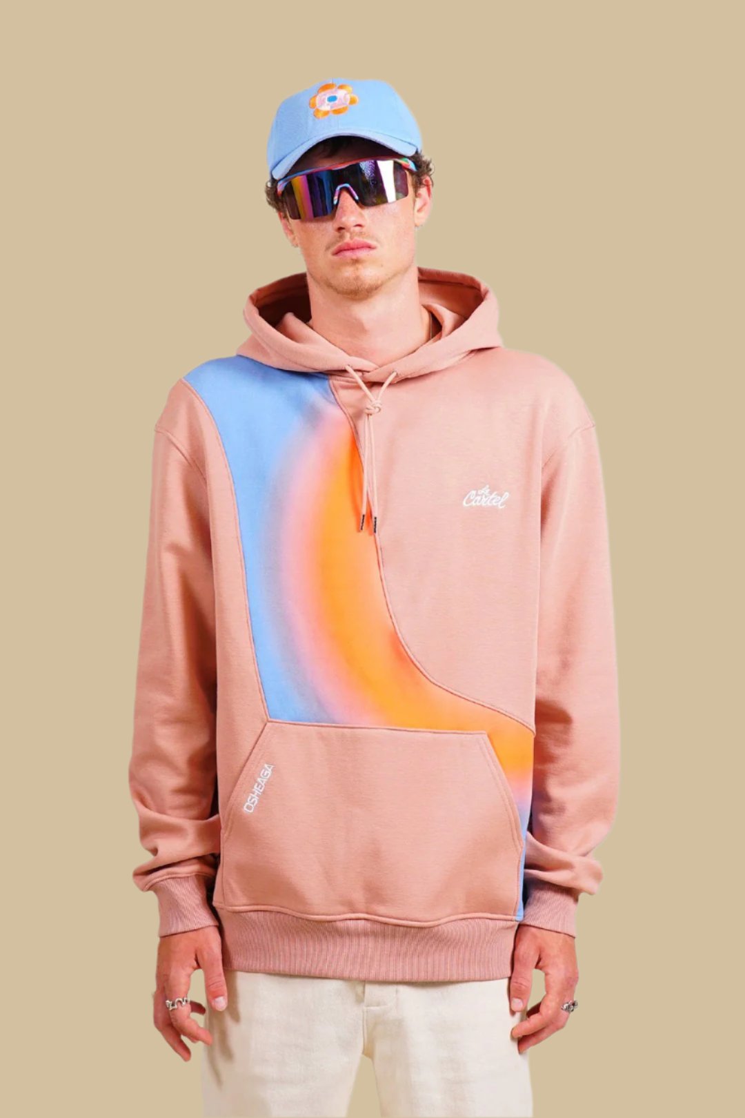 GRADIENT・Hoodie unisexe・Corail - Le Cartel