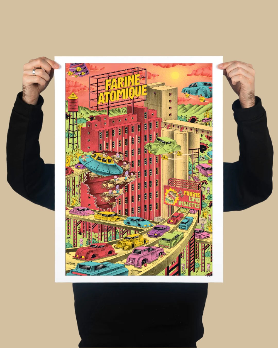 FARINE ATOMIQUE・Impression numérique sur papier