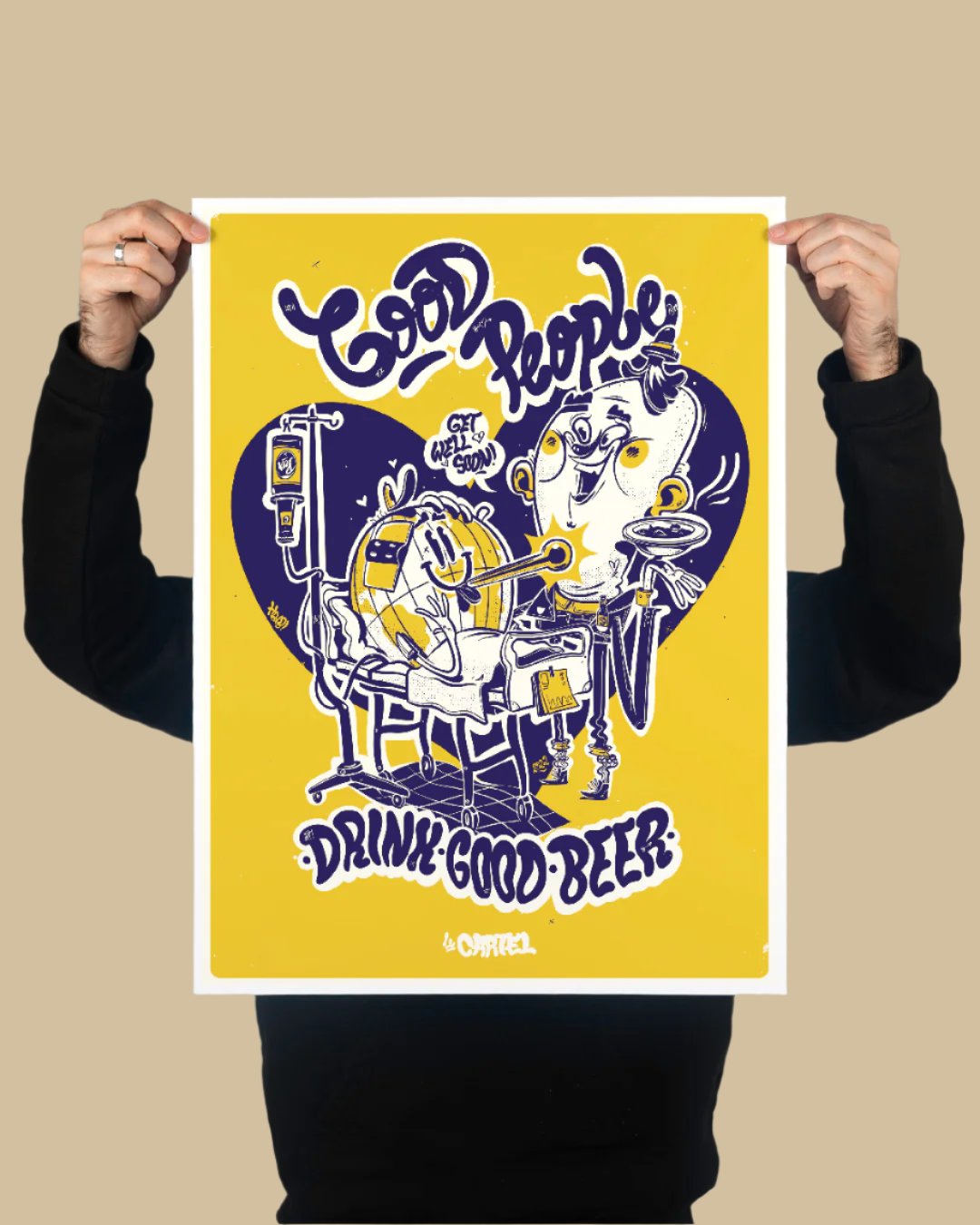 GOOD PEOPLE・Sérigraphie papier