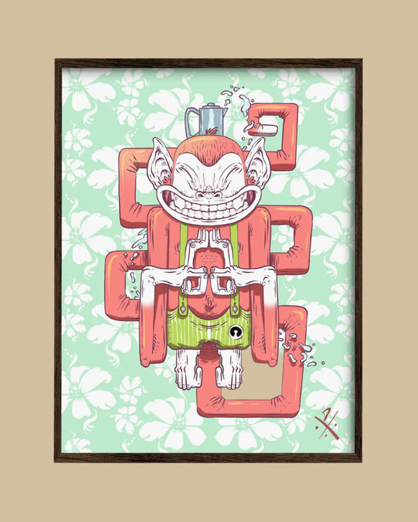 TEA TIME・Impression numérique sur papier