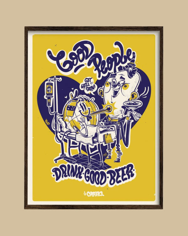 GOOD PEOPLE・Sérigraphie papier - Le Cartel